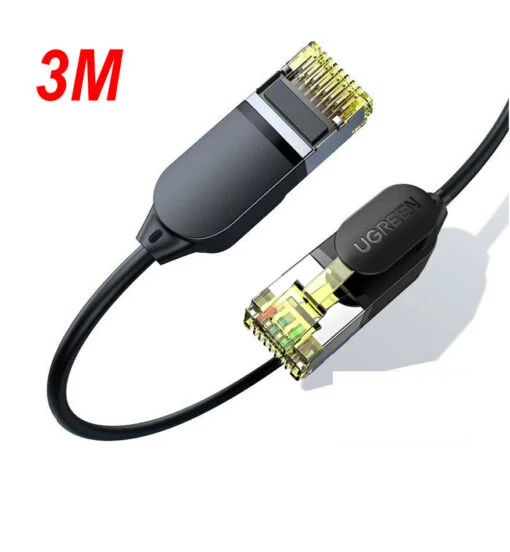 Cáp dữ liệu nối mạng CAT7, truyền dữ liệu giữa các máy tính, dài 3M Ugreen (80418)