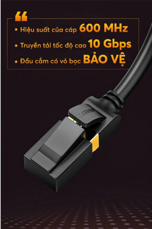 Cáp dữ liệu nối mạng CAT7, truyền dữ liệu giữa các máy tính,dài 5M Ugreen (80419) — ảnh 6