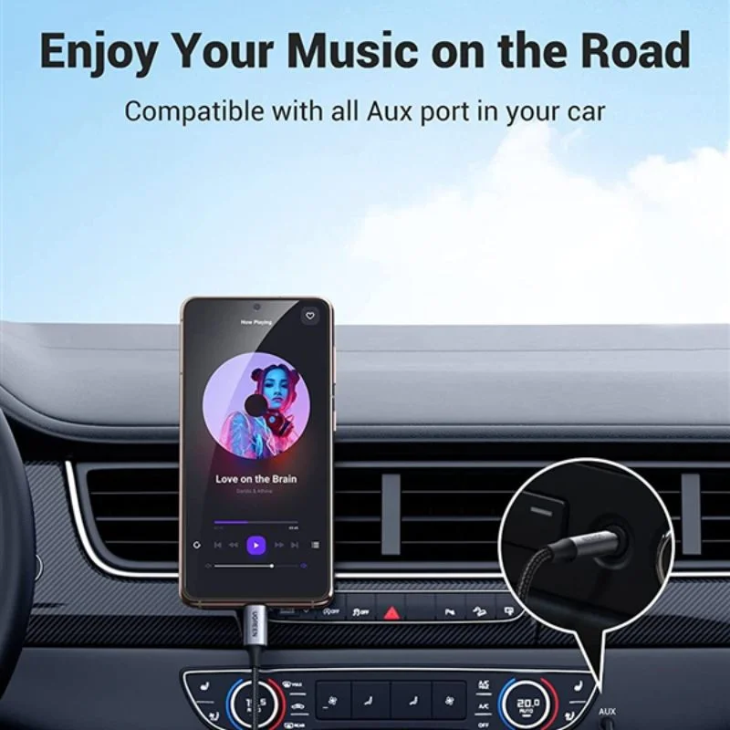 Cáp dữ liệu Type-C sang AV 3.5mm có chip dài 1m Ugreen (20192) — ảnh 8