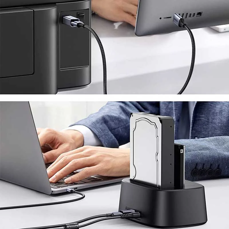 Cáp dữ liệu USB 2.0 cho máy in truyền dữ liệu từ máy tính ra máy in dài 10cm Ugreen (20120) — ảnh 5