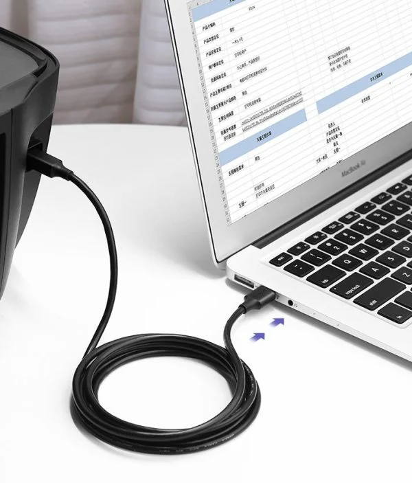 Cáp dữ liệu USB 2.0 cho máy in truyền dữ liệu từ máy tính ra máy in dài 1m Ugreen (20846) — ảnh 6