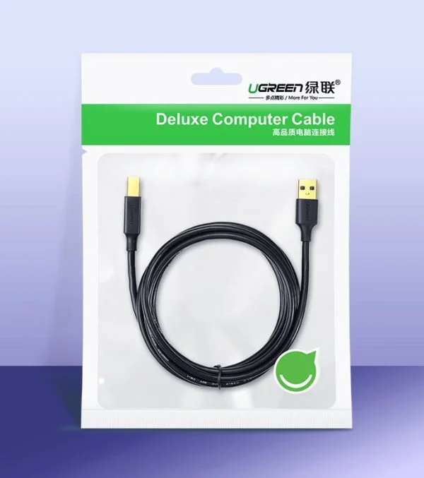 Cáp dữ liệu USB 2.0 cho máy in truyền dữ liệu từ máy tính ra máy in dài 1m Ugreen (20846) — ảnh 8