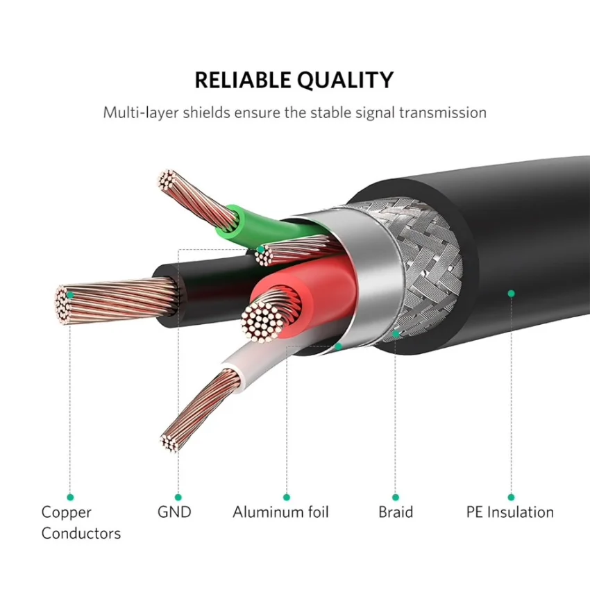 Cáp dữ liệu USB 2.0 cho máy in truyền dữ liệu từ máy tính ra máy in dài 2m Ugreen (20847)
