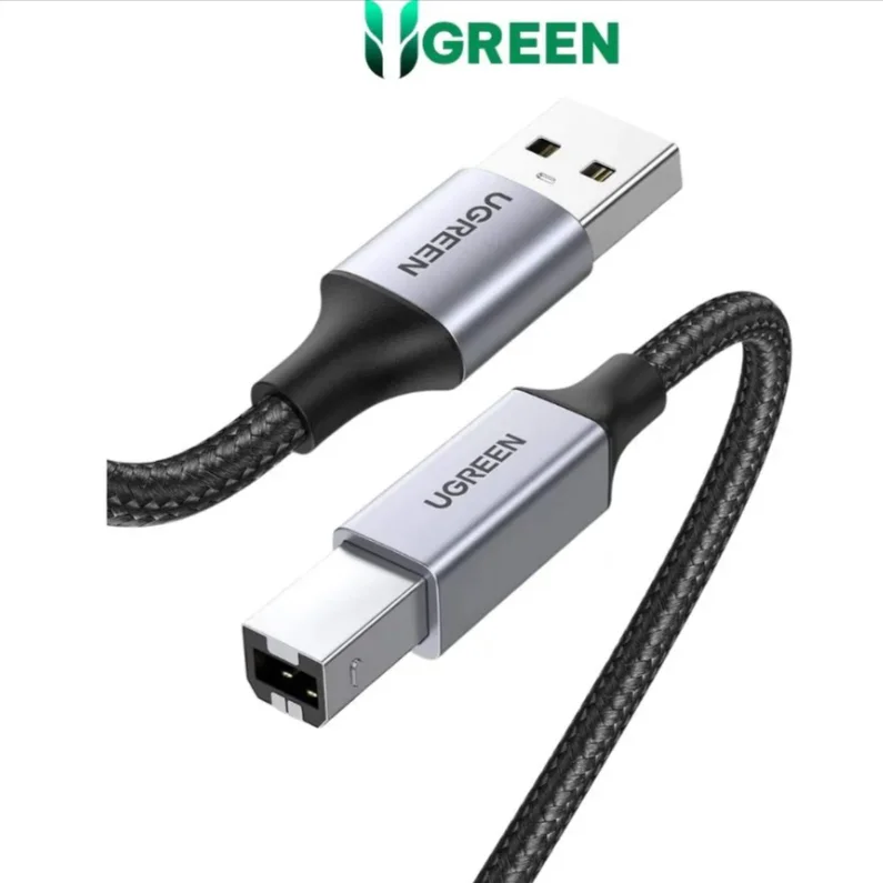 Cáp dữ liệu USB 2.0 cho máy in truyền dữ liệu từ máy tính ra máy in dài 2m Ugreen (80803)