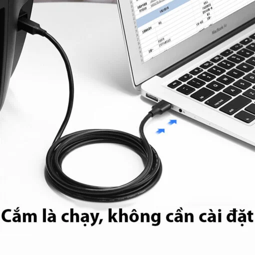 Cáp dữ liệu USB 2.0 cho máy in truyền dữ liệu từ máy tính ra máy in dài 5M Ugreen (10329) — ảnh 6