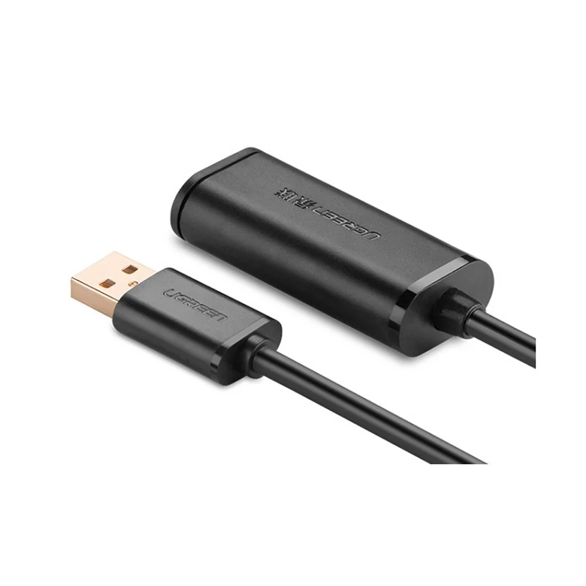 Cáp dữ liệu USB 2.0 nối dài truyền dữ liệu giữa máy tính và ổ cứng USB có chipset dài 5m Ugreen(10319) — ảnh 2