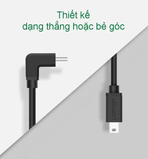 Cáp dữ liệu USB 2.0 OTG truyền dữ liệu giữa điện thoại và ổ cứng USB dài 15cm Ugreen (10383)