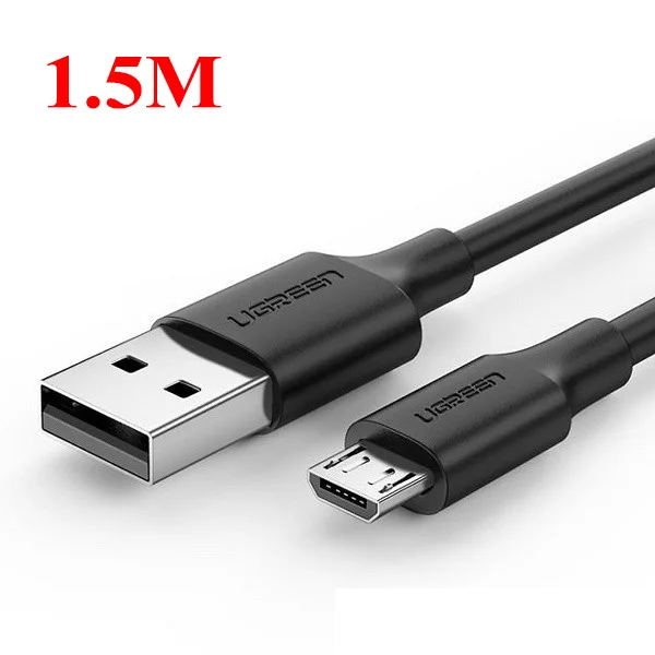 Cáp dữ liệu USB 2.0 sang micro USB,truyền dữ liệu từ máy tính ra điện thoại, dài 1.5M Ugreen US289 (60137)