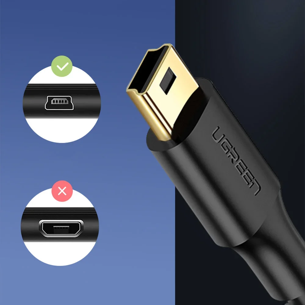 Cáp dữ liệu USB 2.0 sang Mini USB dài 2m Ugreen (30472)