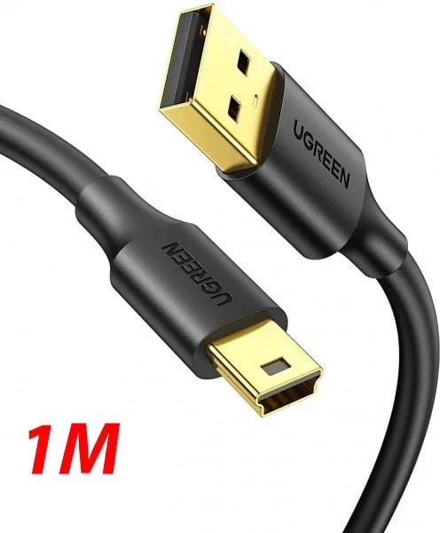 Cáp dữ liệu USB 2.0 sang Mini USB, truyền dữ liệu từ máy tính ra điện thoại dài1M Ugreen (10355)