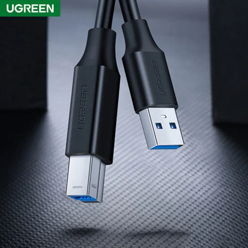 Cáp dữ liệu USB 3.0 cho máy in , truyền dữ liệu từ máy tính ra máy in dài 1m Ugreen (30753) — ảnh 2