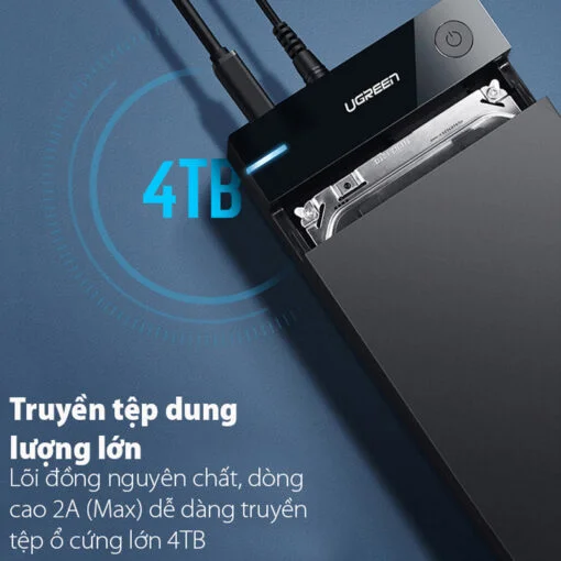Cáp dữ liệu USB 3.0 cho máy in , truyền dữ liệu từ máy tính ra máy in dài 1m Ugreen (30753) — ảnh 3