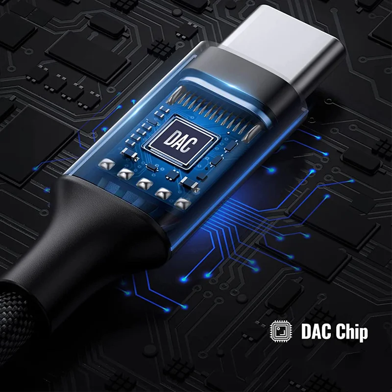 Cáp dữ liệu USB-c ra 3.5mm có chip truyền âm thanh từ điện thoại ra máy loa dài 10m Ugreen (50631)