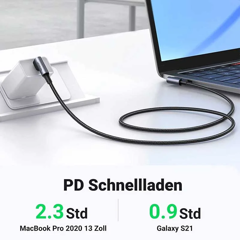 Cáp dữ liệu USB C truyền dữ liệu từ máy tính ra điện thoại dài 3M Ugreen (10357)