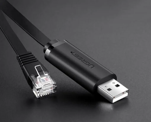 Cáp dữ liệu USB console sang RJ45 truyền dữ liệu giữa máy tính dài 1.5M Ugreen 50773 — ảnh 5