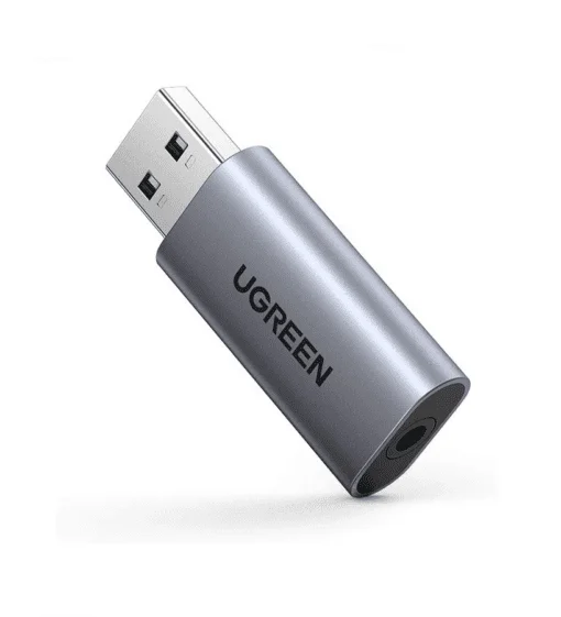 Cáp dữ liệu USB sang AV 3.5mm dài 15cm Ugreen (80864)