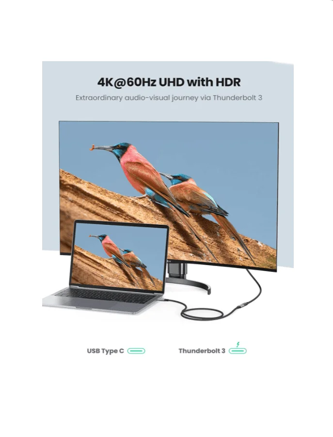 Cáp dữ liệu USB Type-C 3.1 Gen2 nối dài, truyền dữ liệu từ máy tính ra điện thoại dài 0.5M Ugreen US372 (80810)