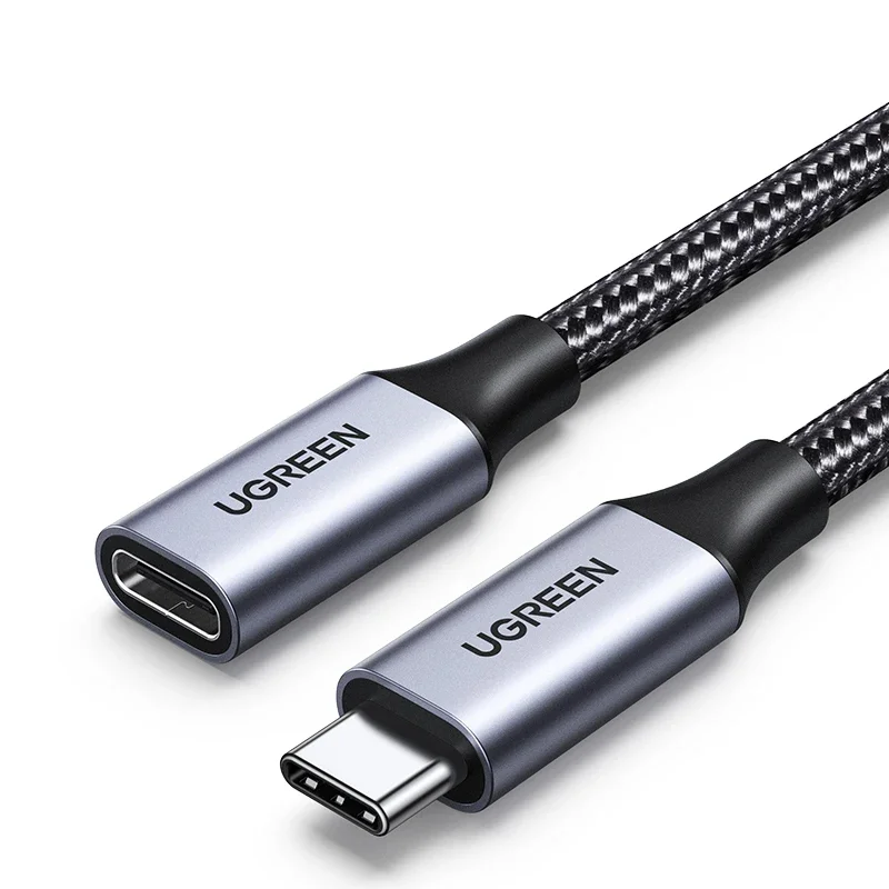 Cáp dữ liệu USB Type-C 3.1 Gen2 nối dài, truyền dữ liệu từ máy tính ra điện thoại dài 1.5M Ugreen US372 (30205)