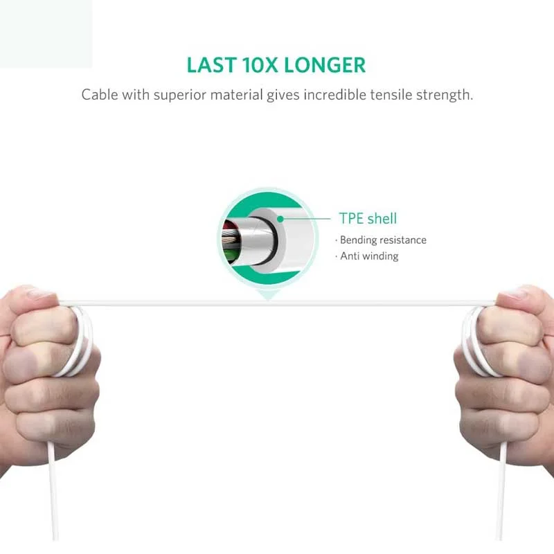 Cáp dữ liệu USB Type-C cho máy in truyền dữ liệu từ máy tính ra máy in dài 1.5m Ugreen (40417) — ảnh 4