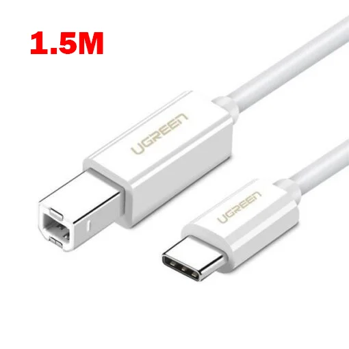 Cáp dữ liệu USB Type-C cho máy in truyền dữ liệu từ máy tính ra máy in dài 1.5m Ugreen (40417)