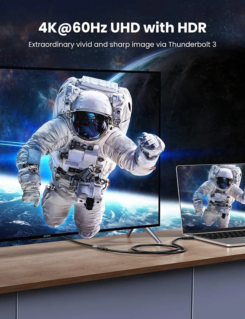 Cáp dữ liệu USB Type-c Gen 2 nối dài 1M Ugreen (10387)