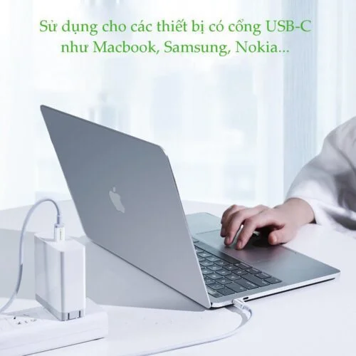 Cáp dữ liệu USB Type-C sang USB Type-C ,truyền dữ liệu từ máy tính ra điện thoại dài 2M Ugreen 60520 — ảnh 5