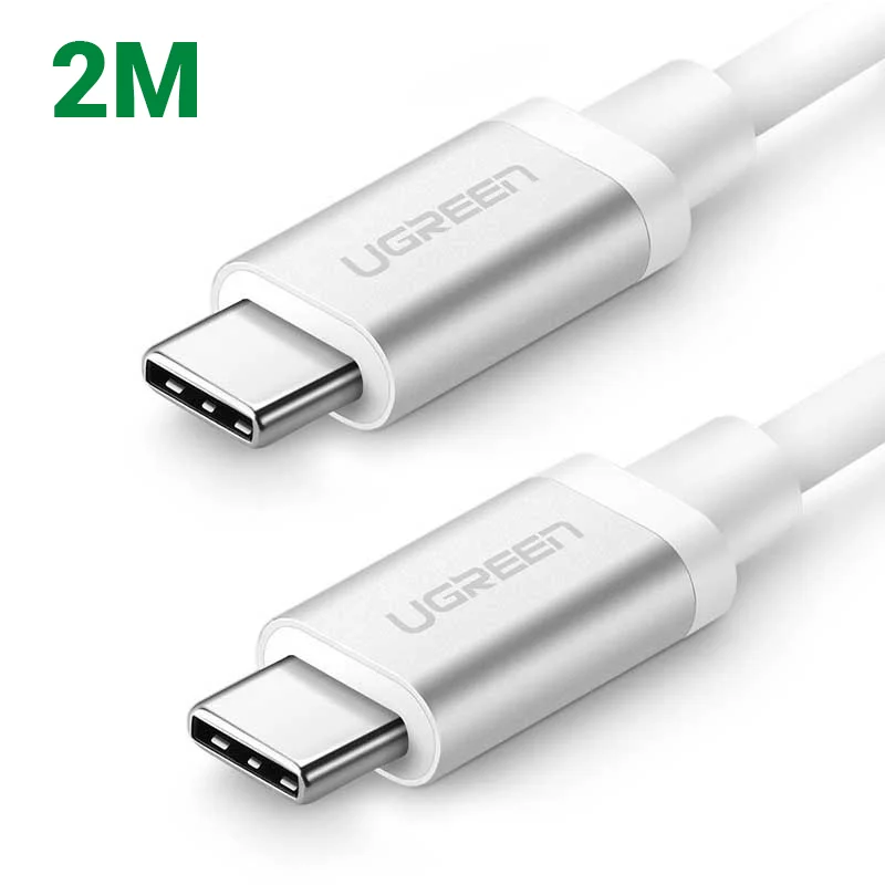 Cáp dữ liệu USB Type-C sang USB Type-C ,truyền dữ liệu từ máy tính ra điện thoại dài 2M Ugreen 60520