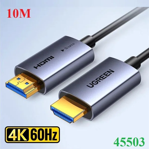 Cáp dữ liệu VIDEO HDMI 2.0 hỗ trợ 4K dài 10M Ugreen 45503