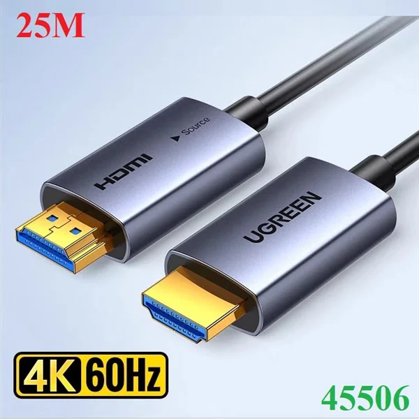 Cáp dữ liệu VIDEO HDMI 2.0 hỗ trợ 4K dài 25M Ugreen 45506