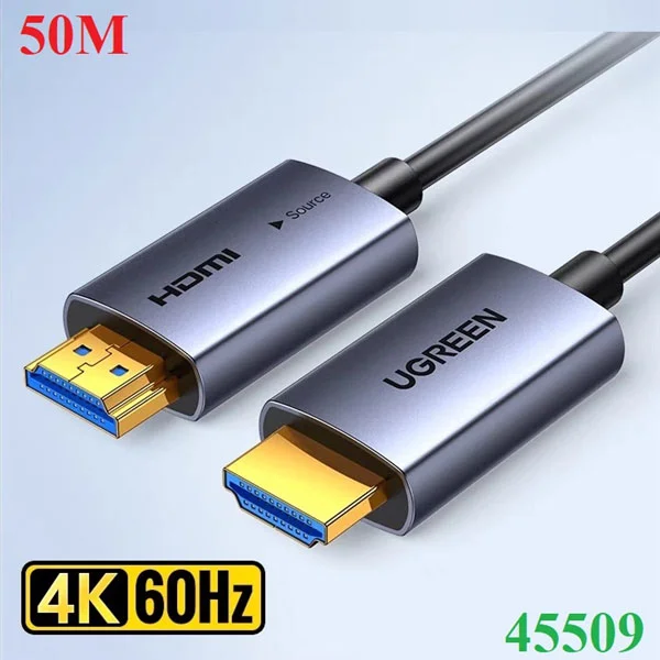 Cáp dữ liệu VIDEO HDMI 2.0 hỗ trợ 4K dài 50M Ugreen 45509