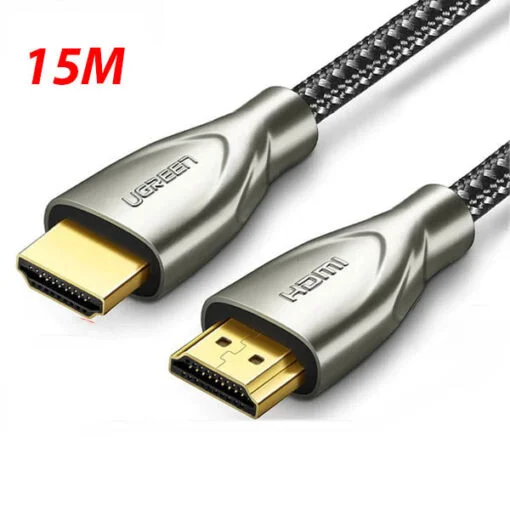Cáp dữ liệu VIDEO HDMI 2.0 truyền âm thanh hình ảnh dài 15M có chipset 4K Ugreen 50114 cao cấp HD131