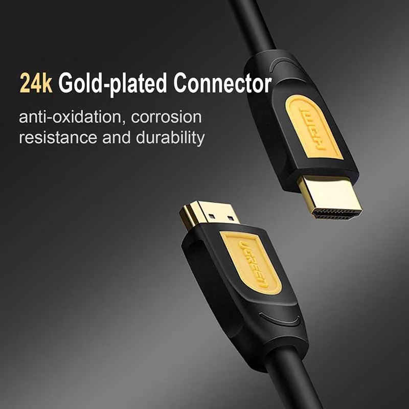 Cáp dữ liệu VIDEO HDMI 2.0 truyền âm thanh hình ảnh dài 20M màu đen Ugreen 60357 — ảnh 3