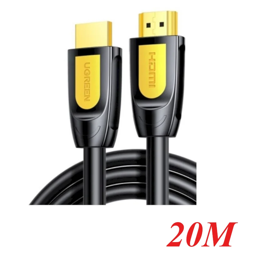 Cáp dữ liệu VIDEO HDMI 2.0 truyền âm thanh hình ảnh dài 20M màu đen Ugreen 60357