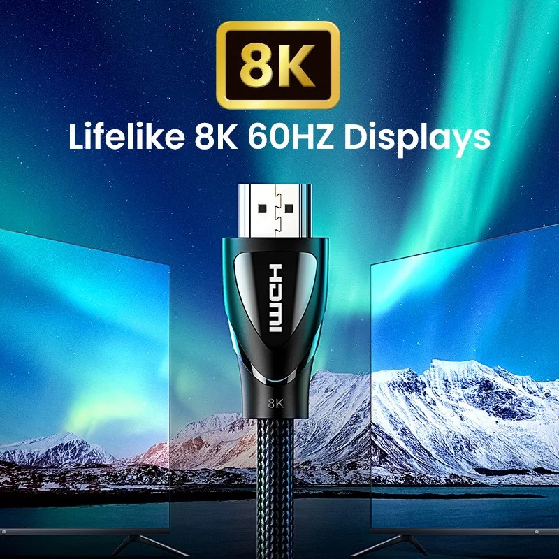Cáp dữ liệu VIDEO HDMI 2.1 hỗ trợ 8K dài 10M Ugreen (60633)