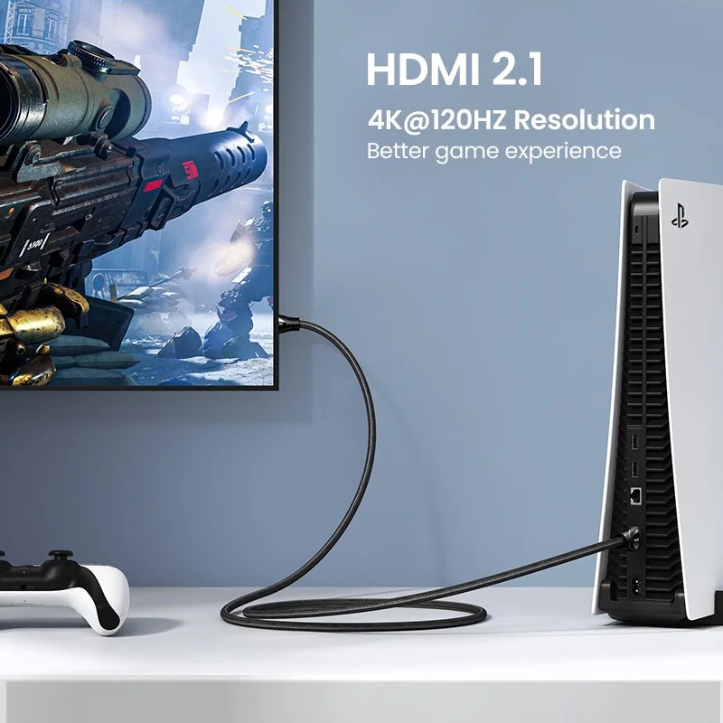 Cáp dữ liệu VIDEO HDMI 2.1 hỗ trợ 8K dài 10M Ugreen (60633)