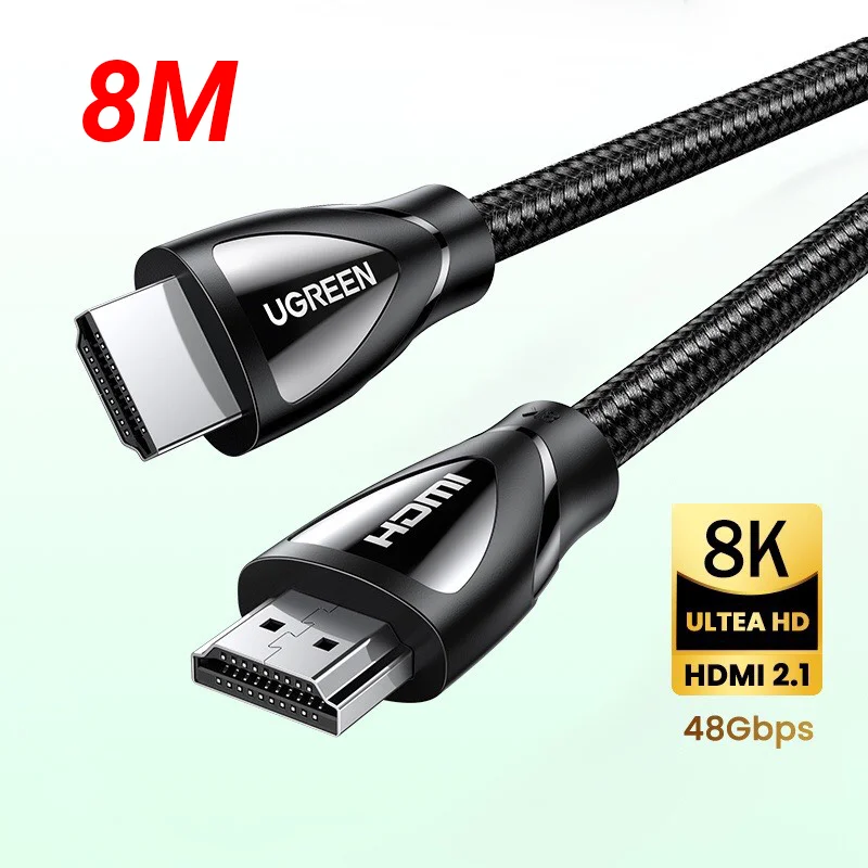 Cáp dữ liệu VIDEO HDMI 2.1 hỗ trợ 8K dài 8M Ugreen (50731)