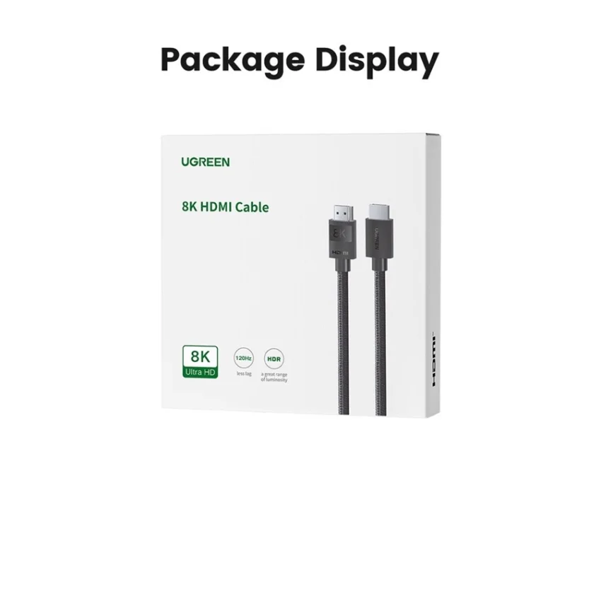 Cáp dữ liệu VIDEO HDMI 2.1 hỗ trợ 8K HD150 dài 1.5M Ugreen 40179 — ảnh 4