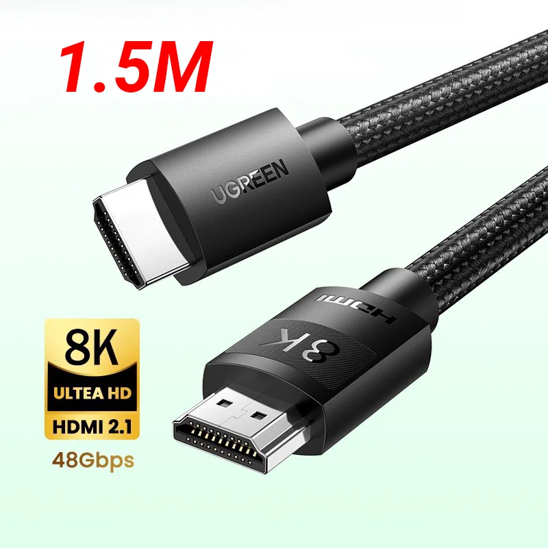 Cáp dữ liệu VIDEO HDMI 2.1 hỗ trợ 8K HD150 dài 1.5M Ugreen 40179