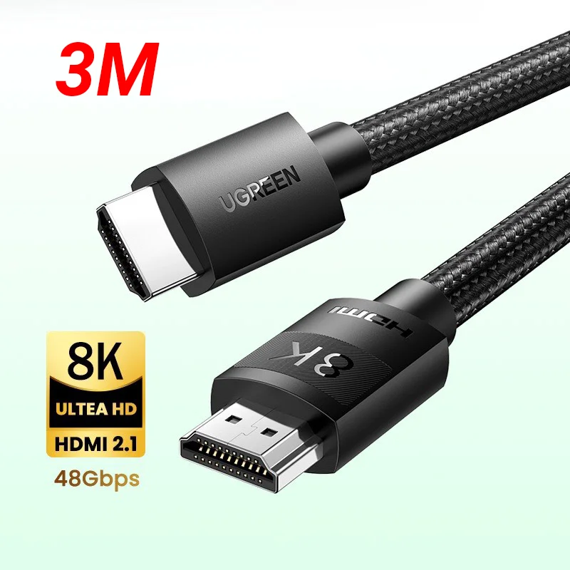 Cáp dữ liệu VIDEO HDMI 2.1 hỗ trợ 8K HD150 dài 3M Ugreen 40181
