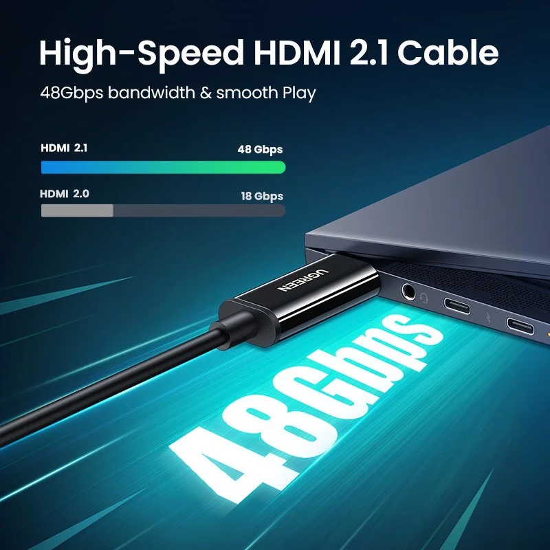 Cáp dữ liệu VIDEO HDMI 2.1 hỗ trợ 8K dài 30M Ugreen (80409)