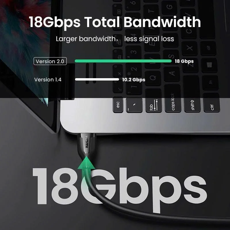 Cáp dữ liệu VIDEO HDMI hỗ trợ 4K dài 2M Ugreen 35174 — ảnh 5