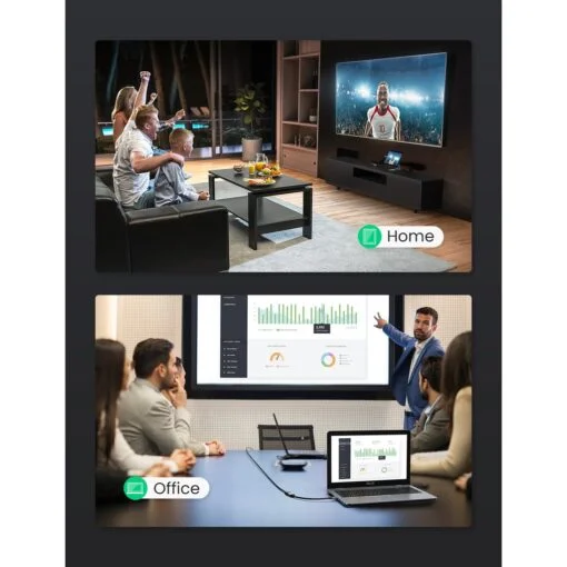 Cáp dữ liệu VIDEO micro HDMI male sang HDMI female dài 25cm Ugreen (10553)