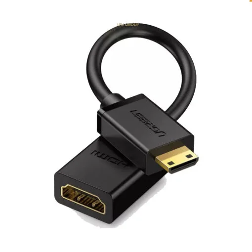 Cáp dữ liệu VIDEO mini HDMI sang HDMI 1.4 truyền âm thanh hình ảnh dài 2m Ugreen (20137) — ảnh 1