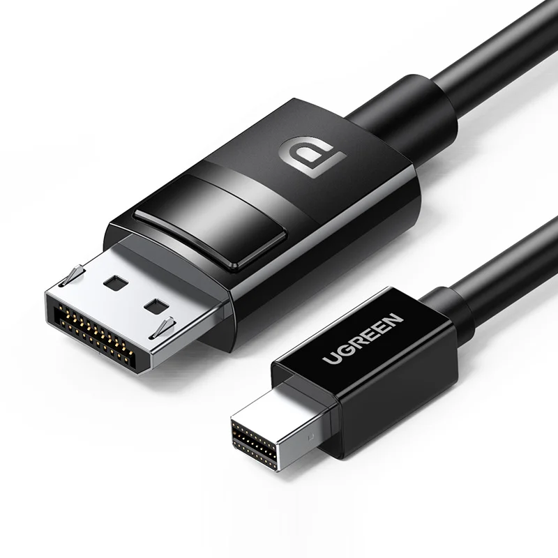 Cáp dữ liệu VIDEO miniDP sang Displayport truyền âm thanh hình ảnh, dài 1.5M màu đen Ugreen (80663)