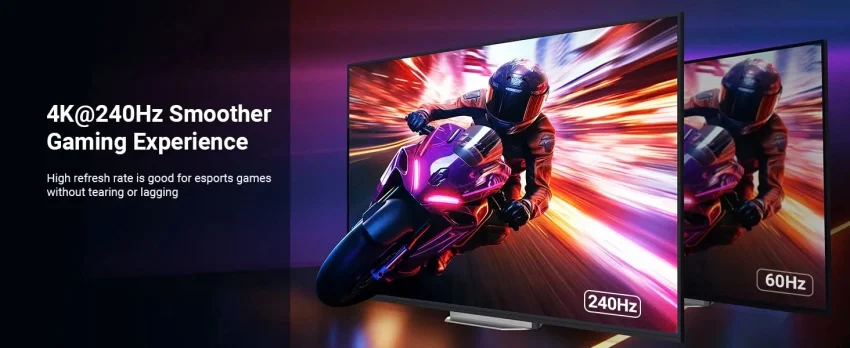 Cáp HDMI 2.1 dài 2M Ugreen 25910 HD171, 48Gbps 8K@60Hz 4K@240Hz, HDCP 2.2&2.3, eARC HDR