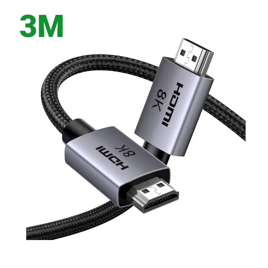 Cáp HDMI 2.1 dài 3M Ugreen 25911 HD171, 48Gbps 8K@60Hz 4K@240Hz, HDCP 2.2&2.3, eARC HDR