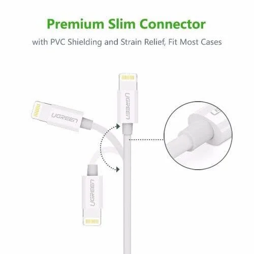 Cáp sạc Lightning chuẩn MFi UGREEN US155