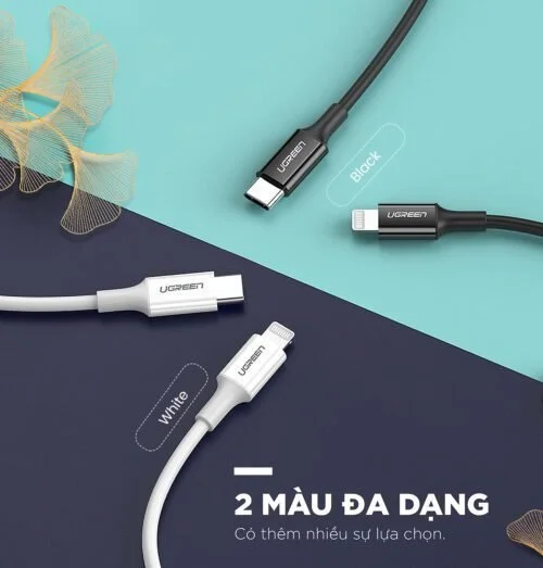 Cáp sạc nhanh IPhone Type C 18W truyền dữ liệu UGREEN US171