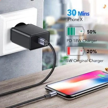Cáp sạc nhanh iPhone UGREEN US304 60759 1M Sạc nhanh PD100W, đạt chuẩn Mfi — ảnh 4