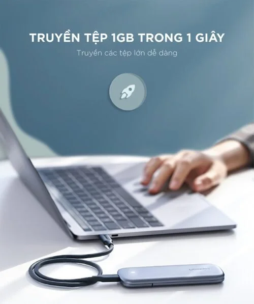 Cáp sạc nhanh Type C UGREEN US286 50998 Sạc nhanh dòng 3A, khả năng tương thích rộng, lõi đồng nguyên chất dài 1.5m — ảnh 6
